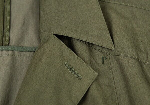 Papas Cotton 'P' Emb. Drawstring Long Jacket Olive Size 50L