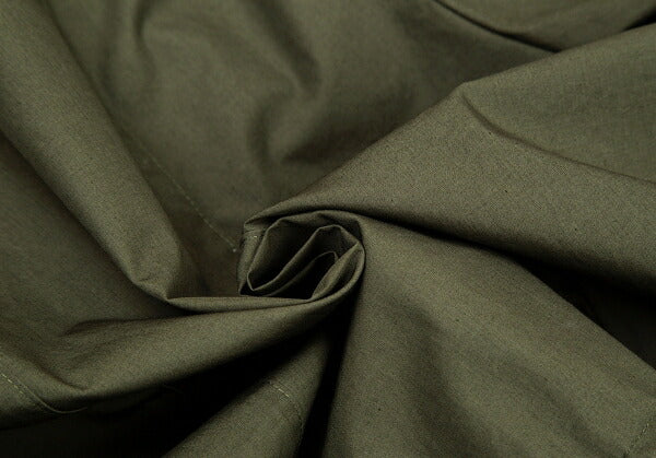 Papas Cotton 'P' Emb. Drawstring Long Jacket Olive Size 50L