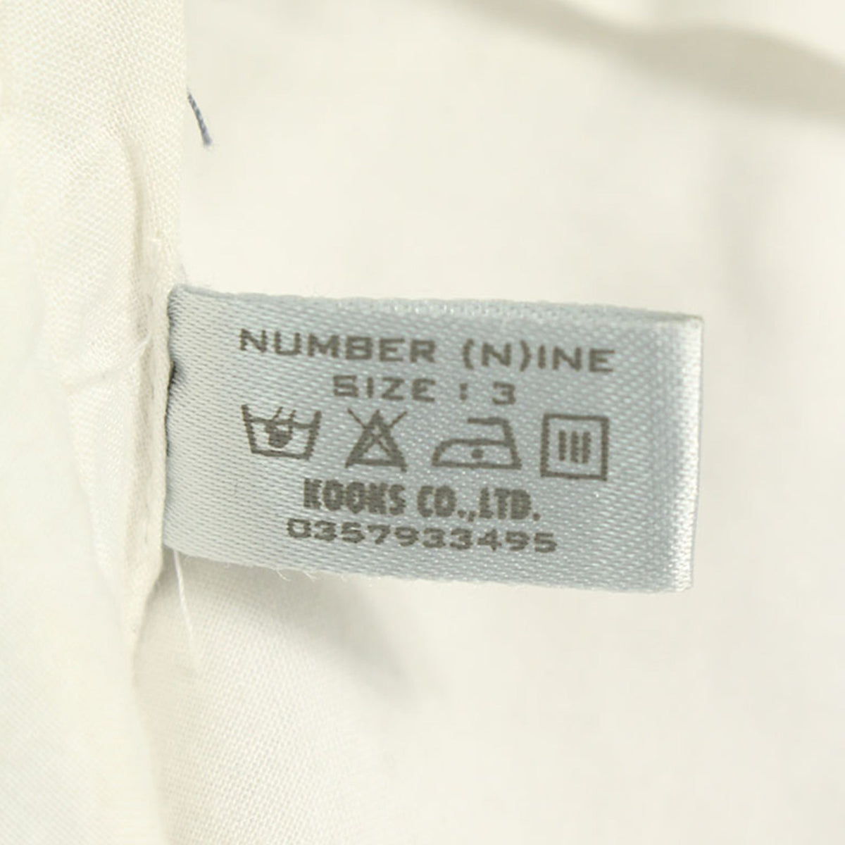 NUMBER (N)INE 2002 SS Jacket Multi Size 3