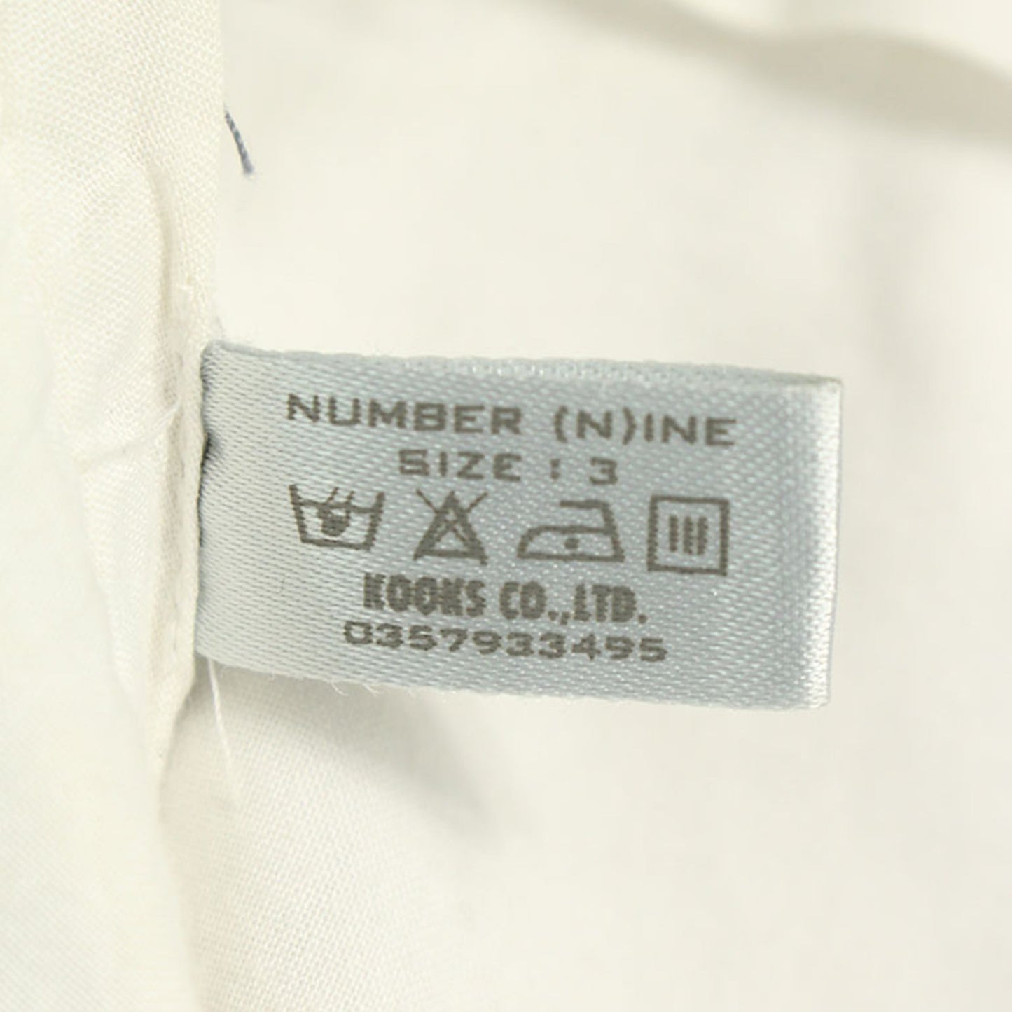 NUMBER (N)INE 2002 SS Jacket Multi Size 3