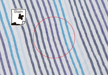 Papas Cotton Seersucker Stripe Shirt White Size 50L