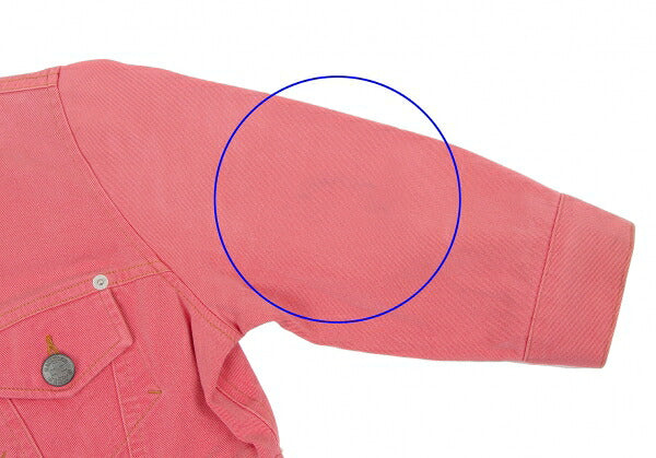 GAULTIER JEAN'S Stretch Cotton Short Jacket Pink Size 40