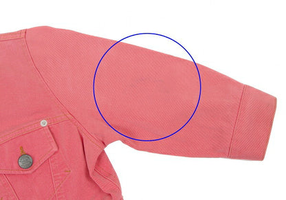 GAULTIER JEAN'S Stretch Cotton Short Jacket Pink Size 40