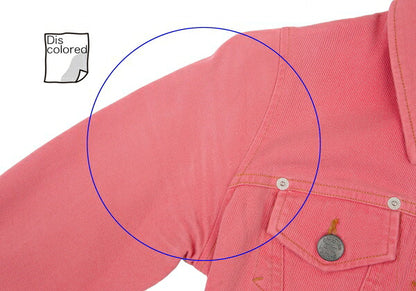 GAULTIER JEAN'S Stretch Cotton Short Jacket Pink Size 40