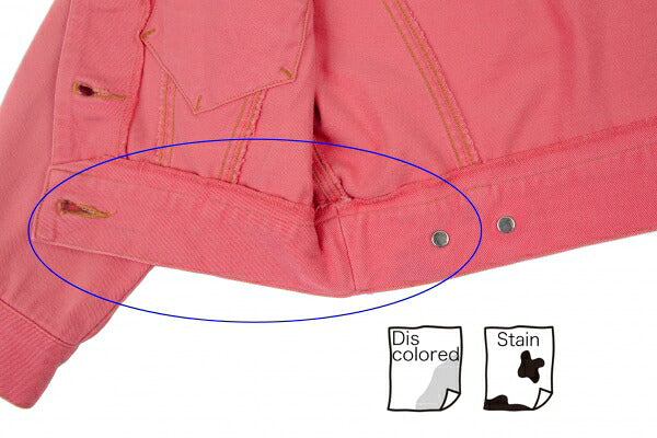 GAULTIER JEAN'S Stretch Cotton Short Jacket Pink Size 40