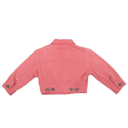 GAULTIER JEAN'S Stretch Cotton Short Jacket Pink Size 40
