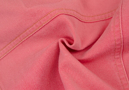 GAULTIER JEAN'S Stretch Cotton Short Jacket Pink Size 40