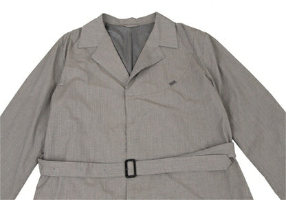 Papas Poly Cotton Puppytooth Coat White Black Size 48M