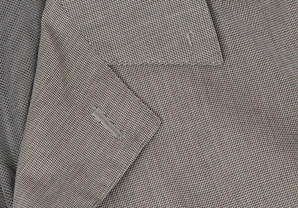 Papas Poly Cotton Puppytooth Coat White Black Size 48M