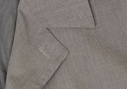Papas Poly Cotton Puppytooth Coat White Black Size 48M