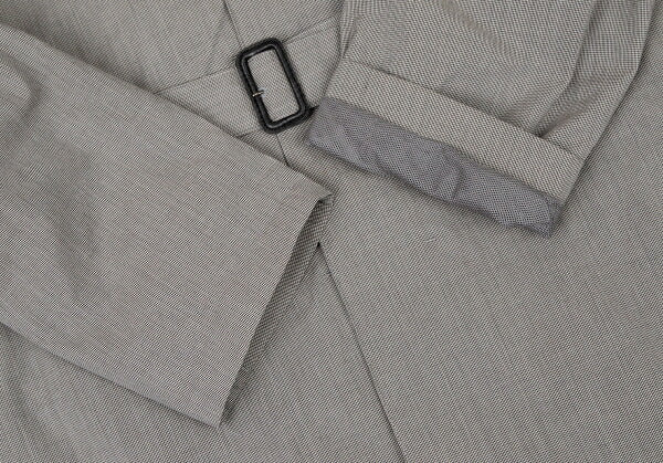 Papas Poly Cotton Puppytooth Coat White Black Size 48M