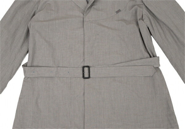 Papas Poly Cotton Puppytooth Coat White Black Size 48M