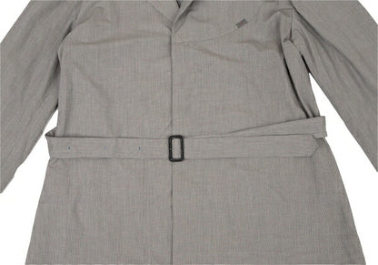 Papas Poly Cotton Puppytooth Coat White Black Size 48M