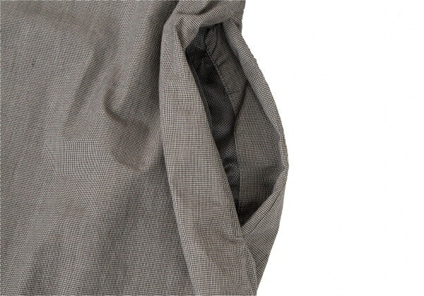 Papas Poly Cotton Puppytooth Coat White Black Size 48M