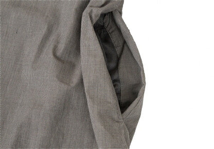 Papas Poly Cotton Puppytooth Coat White Black Size 48M