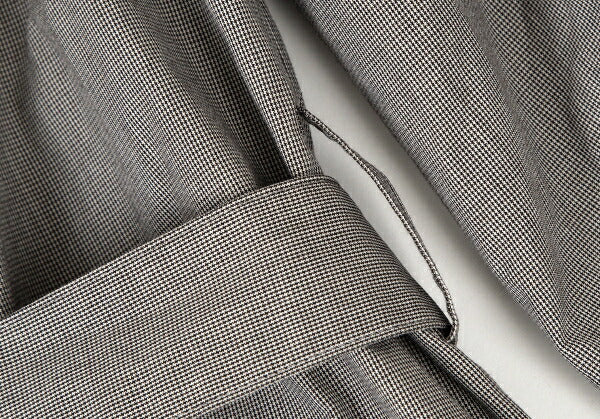 Papas Poly Cotton Puppytooth Coat White Black Size 48M