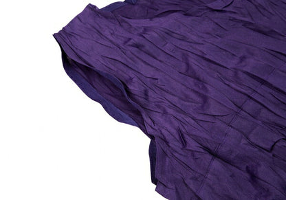 PLEATS PLEASE Spike Panel Pleated Tank Top Purple Size 3