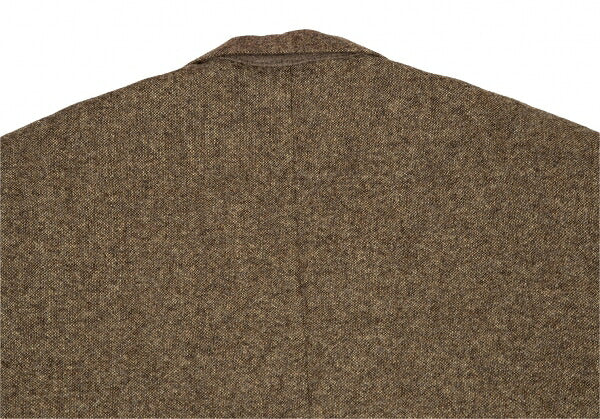 Papas Moon Tweed 3B Jacket Beige Brown Wool Size 50L