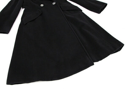 Max Mara SPORTMAX Wool Angora Double-Breasted Coat Size 36
