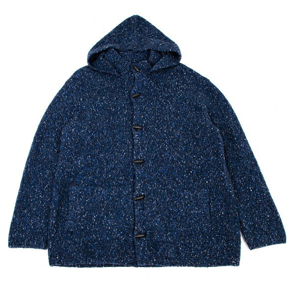 Papas Detachable Hood Toggle Button Jacket Blue Size 52LL