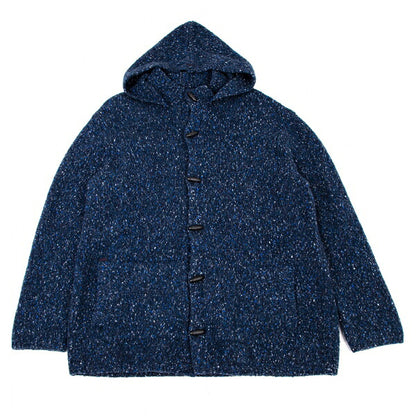 Papas Detachable Hood Toggle Button Jacket Blue Size 52LL