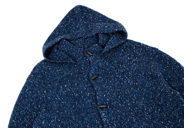 Papas Detachable Hood Toggle Button Jacket Blue Size 52LL