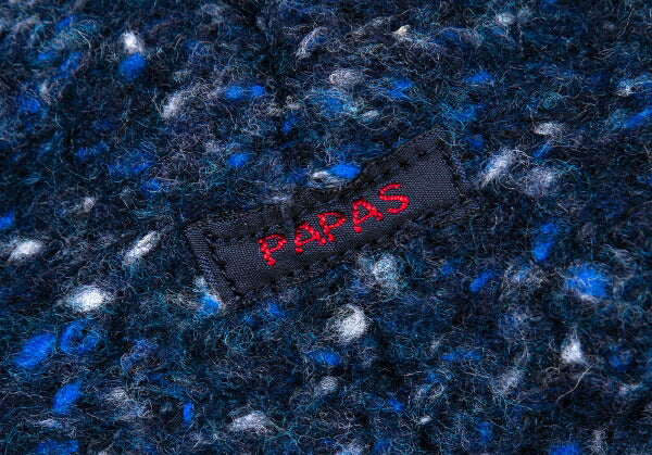 Papas Detachable Hood Toggle Button Jacket Blue Size 52LL