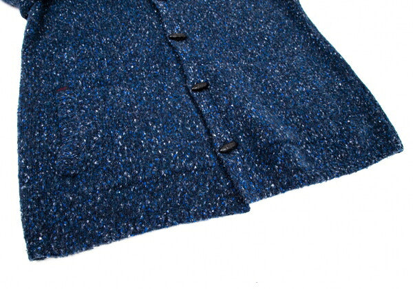 Papas Detachable Hood Toggle Button Jacket Blue Size 52LL