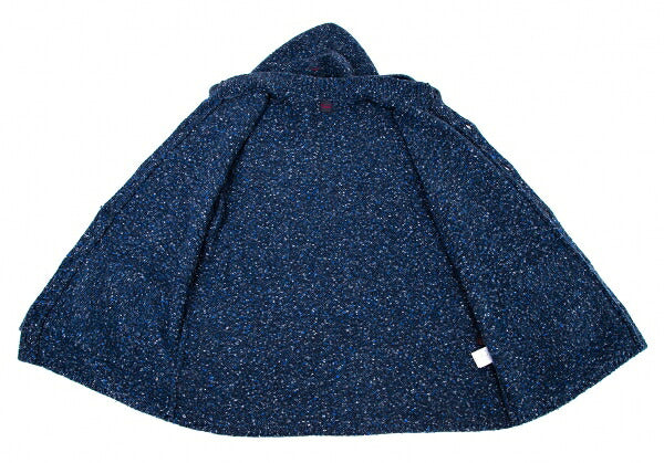 Papas Detachable Hood Toggle Button Jacket Blue Size 52LL