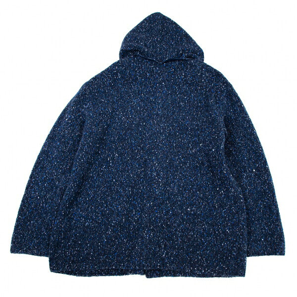 Papas Detachable Hood Toggle Button Jacket Blue Size 52LL