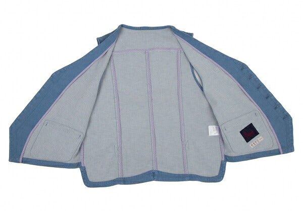 Papas Stretch Denim Arrow Pocket Vest Indigo Size 48M