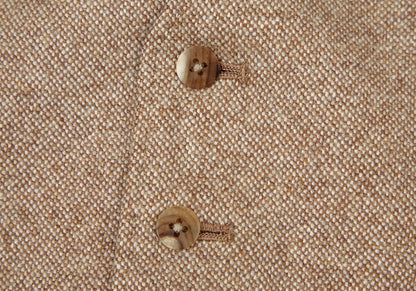 Papas Brown PIACENZA Wool Vest Size M