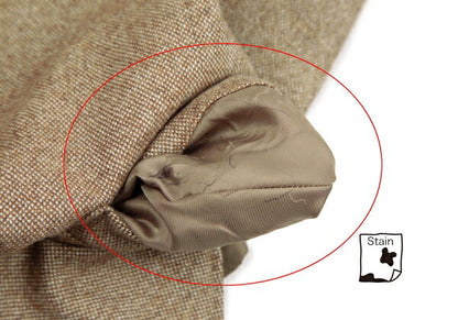 Papas Brown PIACENZA Wool Vest Size M