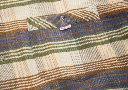 Papas Cotton Check Hooded Shirt Jacket Multi Size L