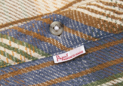 Papas Cotton Check Hooded Shirt Jacket Multi Size L