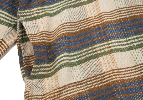 Papas Cotton Check Hooded Shirt Jacket Multi Size L