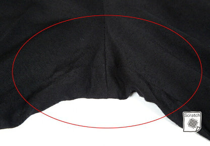 Yohji Yamamoto FEMME Rayon Cupro Side Pants Black Size 2