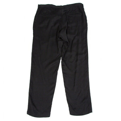 Yohji Yamamoto FEMME Rayon Cupro Side Pants Black Size 2