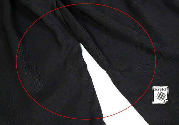 Yohji Yamamoto FEMME Rayon Cupro Side Pants Black Size 2