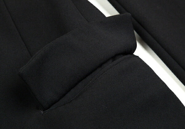 Y's Wool Doeskin 3-Button Jacket Black Size 2