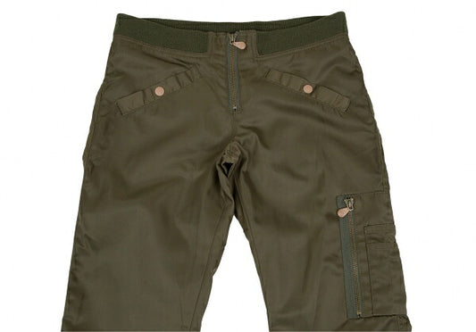 JPG by GAULTIER Nylon Flight Pants Olive Green Size 40
