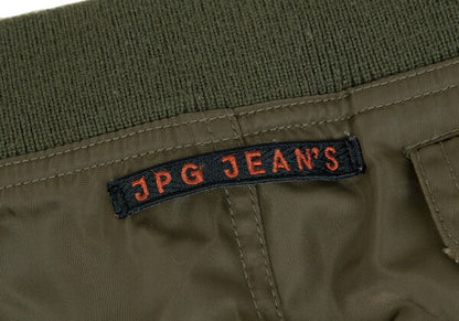 JPG by GAULTIER Nylon Flight Pants Olive Green Size 40