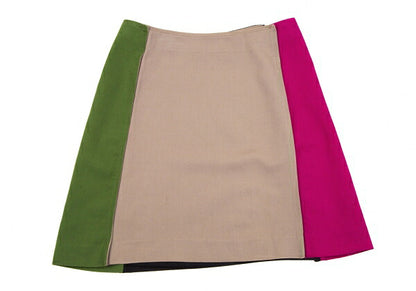 Jean Paul GAULTIER FEMME Color Panel Mini Skirt Size 40