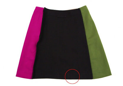 Jean Paul GAULTIER FEMME Color Panel Mini Skirt Size 40