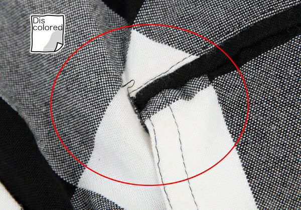 Y's Block Check Hooded Buttonless Vest White Size 2