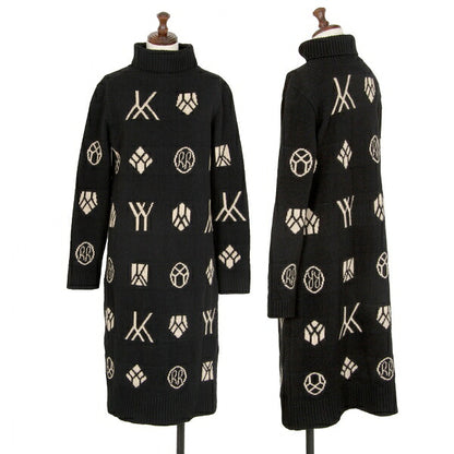 Yohji Yamamoto FEMME 07AW Monogram Dress Black Size 2