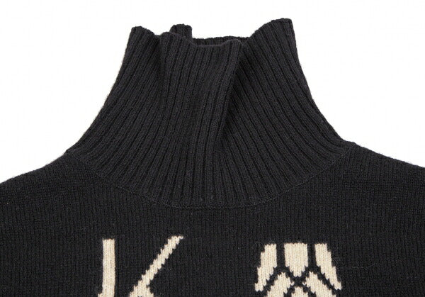 Yohji Yamamoto FEMME 07AW Monogram Dress Black Size 2