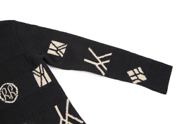 Yohji Yamamoto FEMME 07AW Monogram Dress Black Size 2