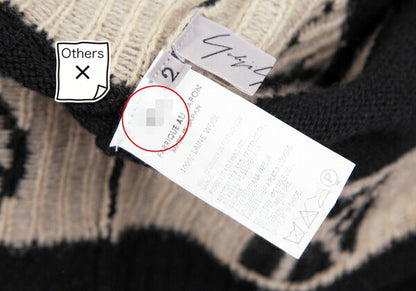 Yohji Yamamoto FEMME 07AW Monogram Dress Black Size 2