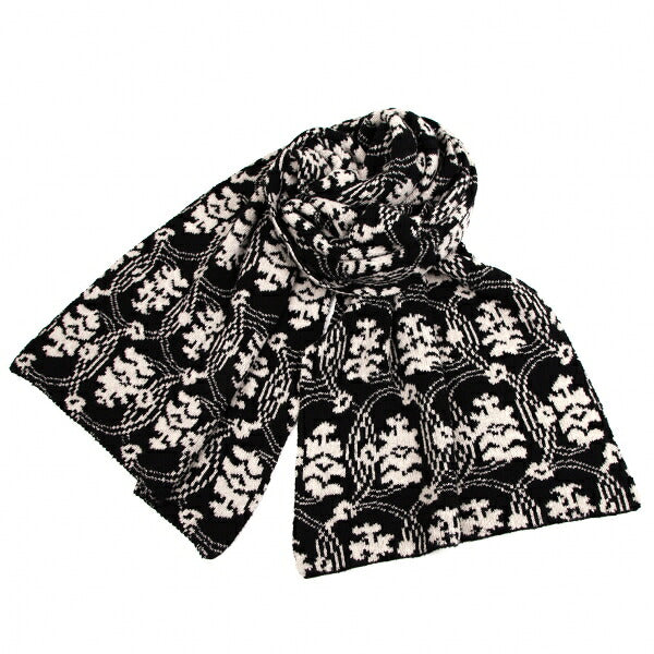 DRIES VAN NOTEN Cashmere Blend Scarf Black